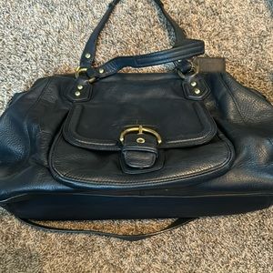 Authentic Black Coach Bag
